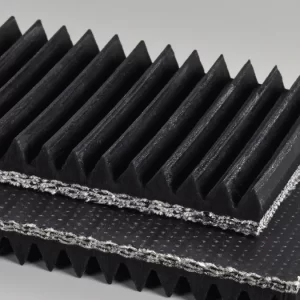 black, self-cleaning conveyor belt for bottling industry