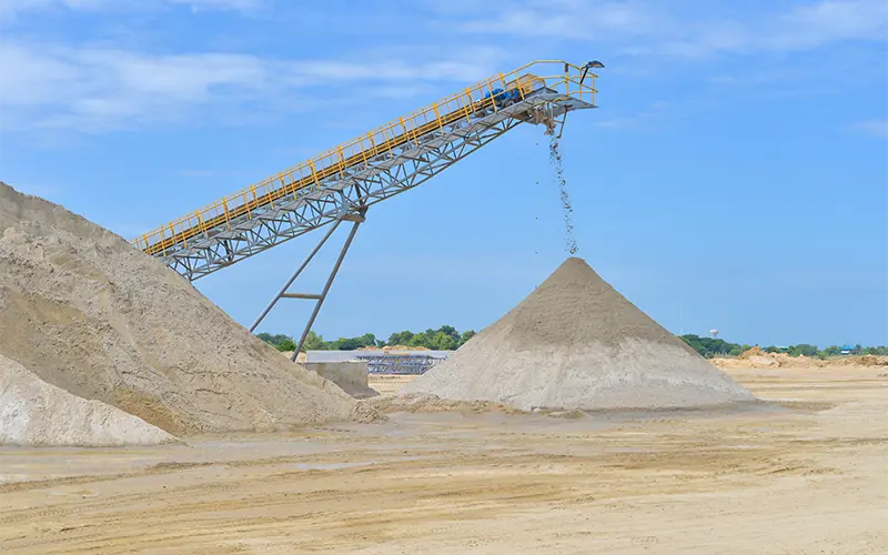 Sand mining