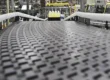 closeup of conveyor belt